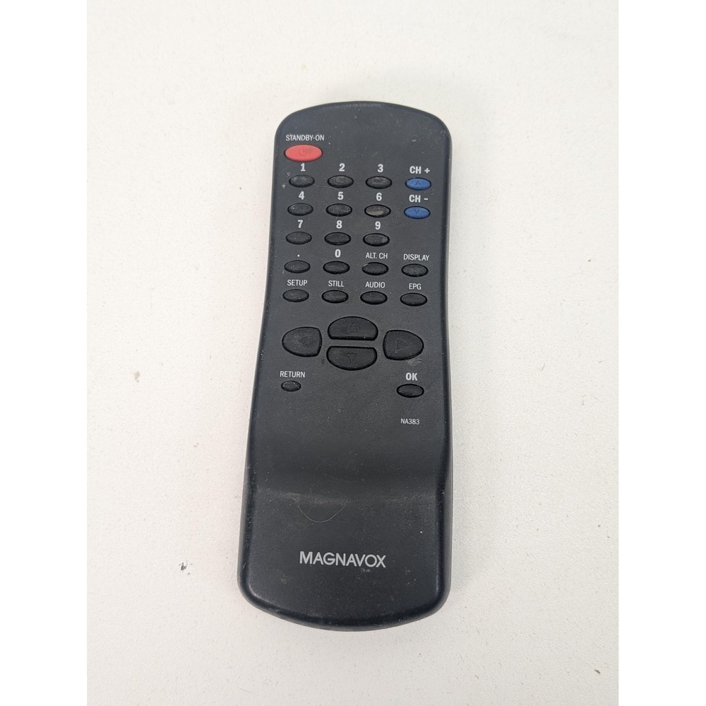 Magnavox NA383 Converter Box‎ Remote Control Black Wireless Replacement Unit